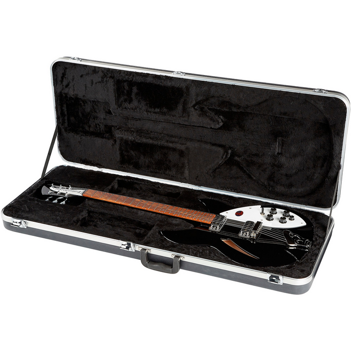 Rickenbacker 330 Thinline Semi-Hollow Electric Guitar - Jetglo case