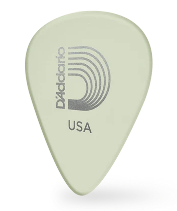D'Addario 10 Pack Cellu-Glow Guitar Picks - Heavy — front angle