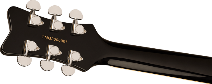Gretsch Streamliner Jet Club Electric Guitar - Jet Black headstock, back