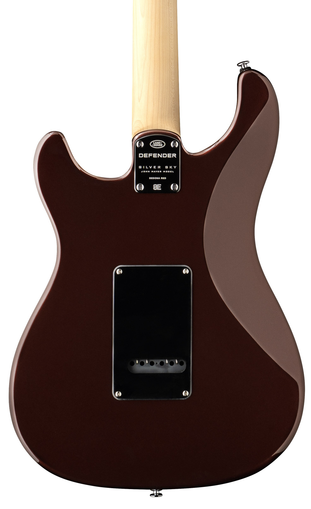PRS SE Silver Sky Defender 'Limited Edition' Electric Guitar - Sedona Red — three-quarter back view