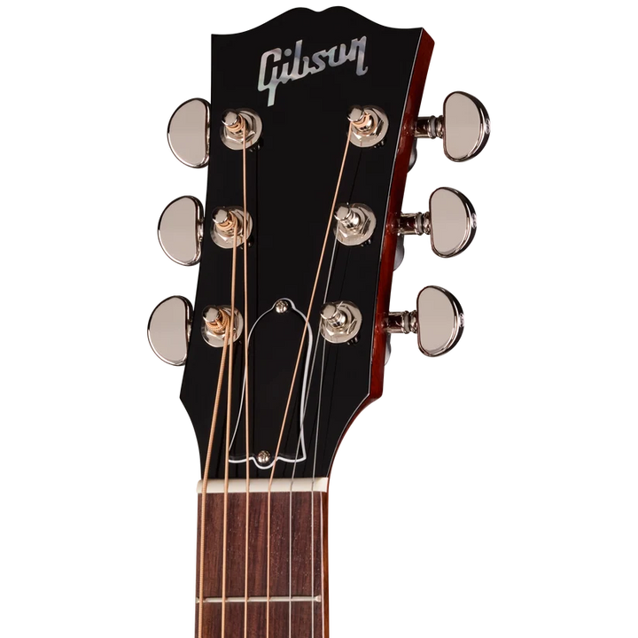 Gibson J-45 Standand Acoustic Electric Guitar - Gold Top headstock