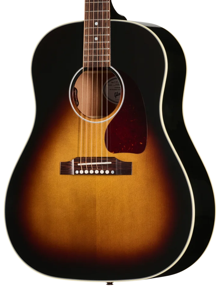 Gibson J-45 Standard Acoustic Electric Guitar - Vintage Sunburst — three-quarter front view