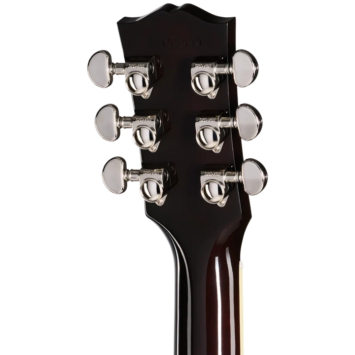 Gibson Les Paul Parlor Acoustic Electric Guitar - Vintage Sunburst headstock, back