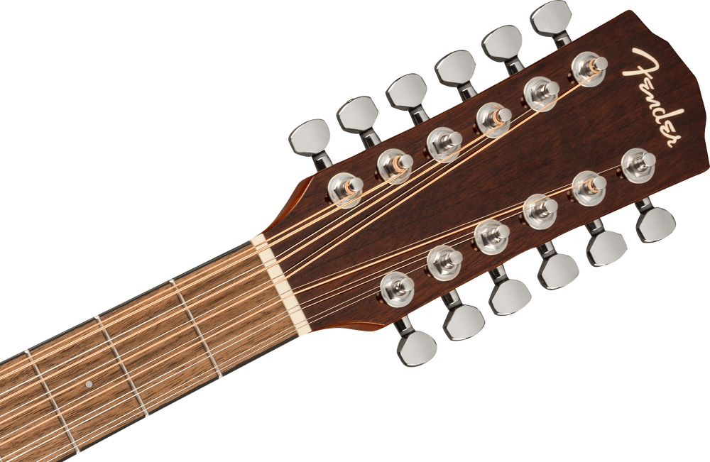 Fender CD-140SCE 12-String Acoustic Electric Guitar - Natural headstock