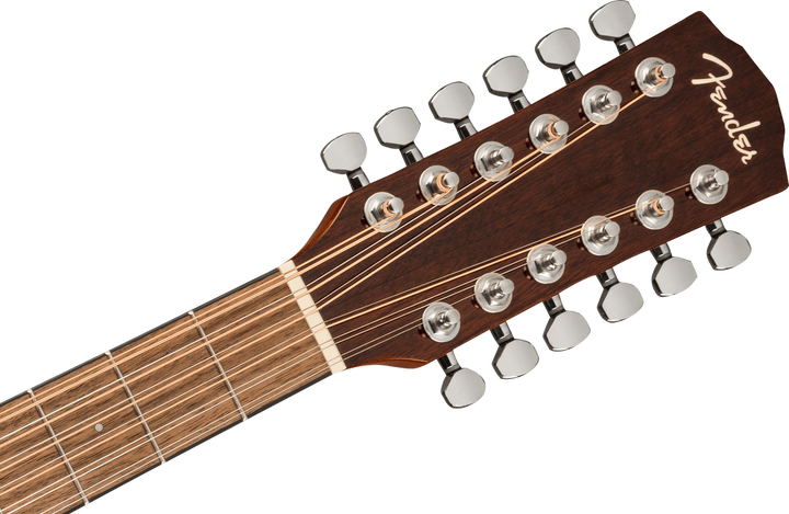 Fender CD-140SCE 12-String Acoustic Electric Guitar - Natural headstock