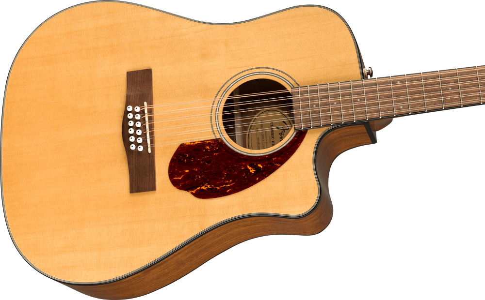 Fender CD-140SCE 12-String Acoustic Electric Guitar - Natural — Three quarter front 2