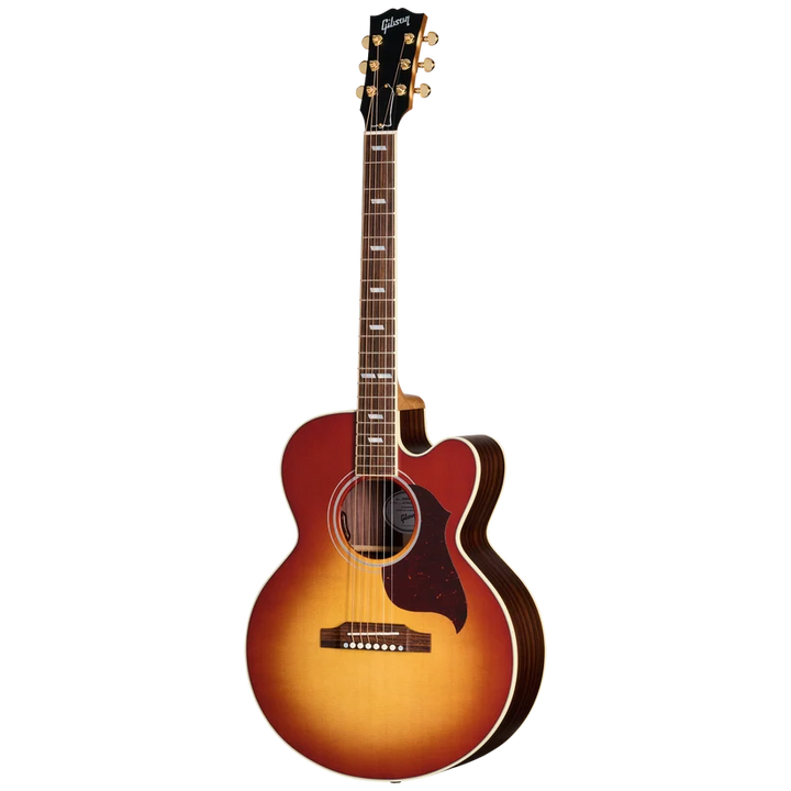 Gibson Parlor Rosewood EC Acoustic Electric Guitar - Rosewood Burst — front angle