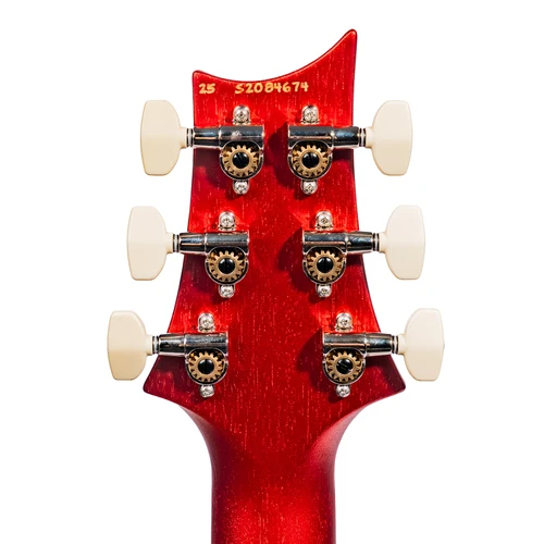 PRS S2 McCarty 594 Thinline Standard Satin Electric Guitar - Red Apple Metallic headstock, back