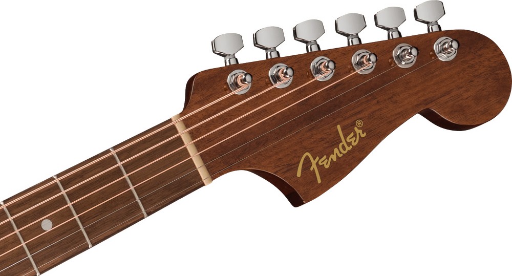 Fender California Standard Redondo CE Acoustic Electric Guitar - Natural headstock