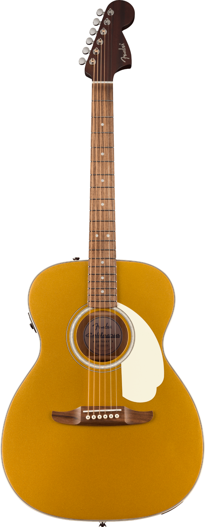 Fender California Deluxe Monterey Acoustic Electric Guitar - Aztec Gold