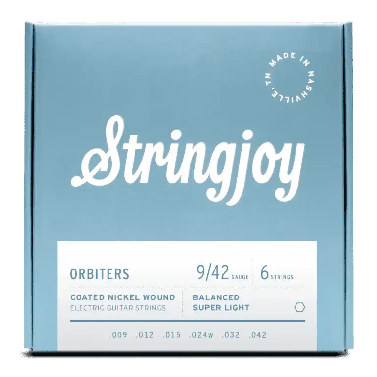 Stringjoy SJ-OR0942 Balanced Coated Nickel Wound Electric Guitar Strings - Super Light