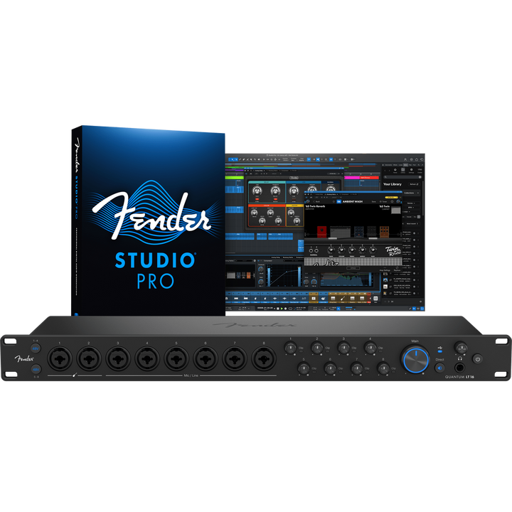 Fender Studio Quantum LT 16 USB-C Audio Interface packaging