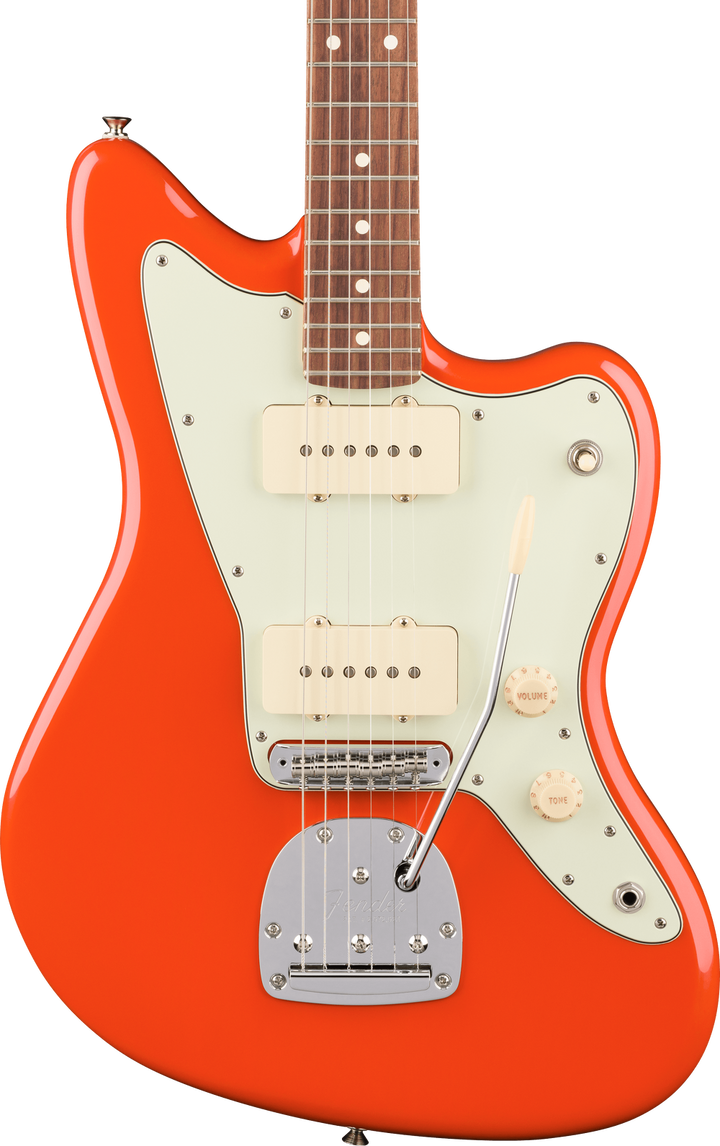 Fender Player II Jazzmaster Electric Guitar - Rallye Orange — three-quarter front view