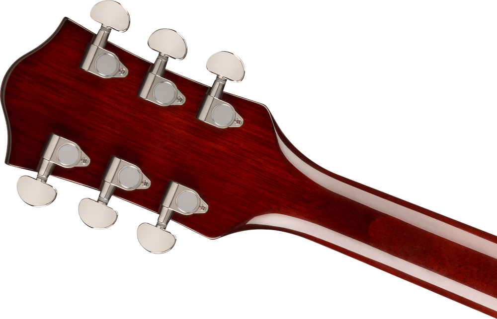 Gretsch G2655 Streamliner Center Block Jr. Double-Cut With V-Stoptail Electric Guitar - Steel Olive headstock, back