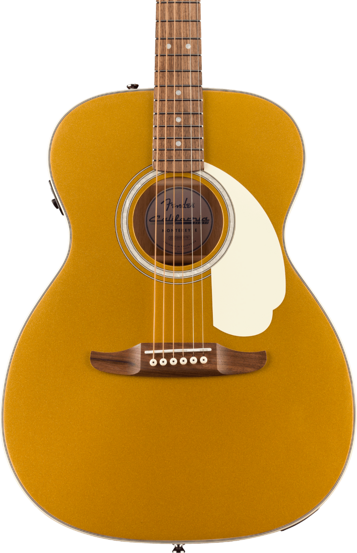 Fender California Deluxe Monterey Acoustic Electric Guitar - Aztec Gold