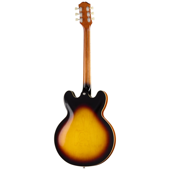 Epiphone ES-335 Semi-Hollowbody Electric Guitar - Vintage Sunburst — back view