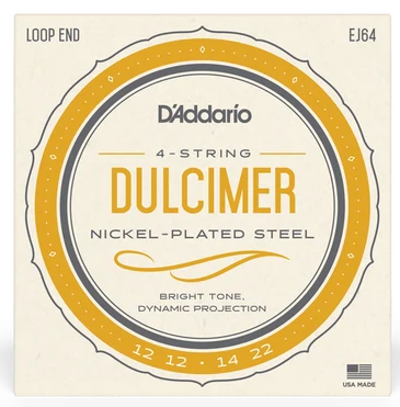D'Addario EJ64 Dulcimer Set - Loop End