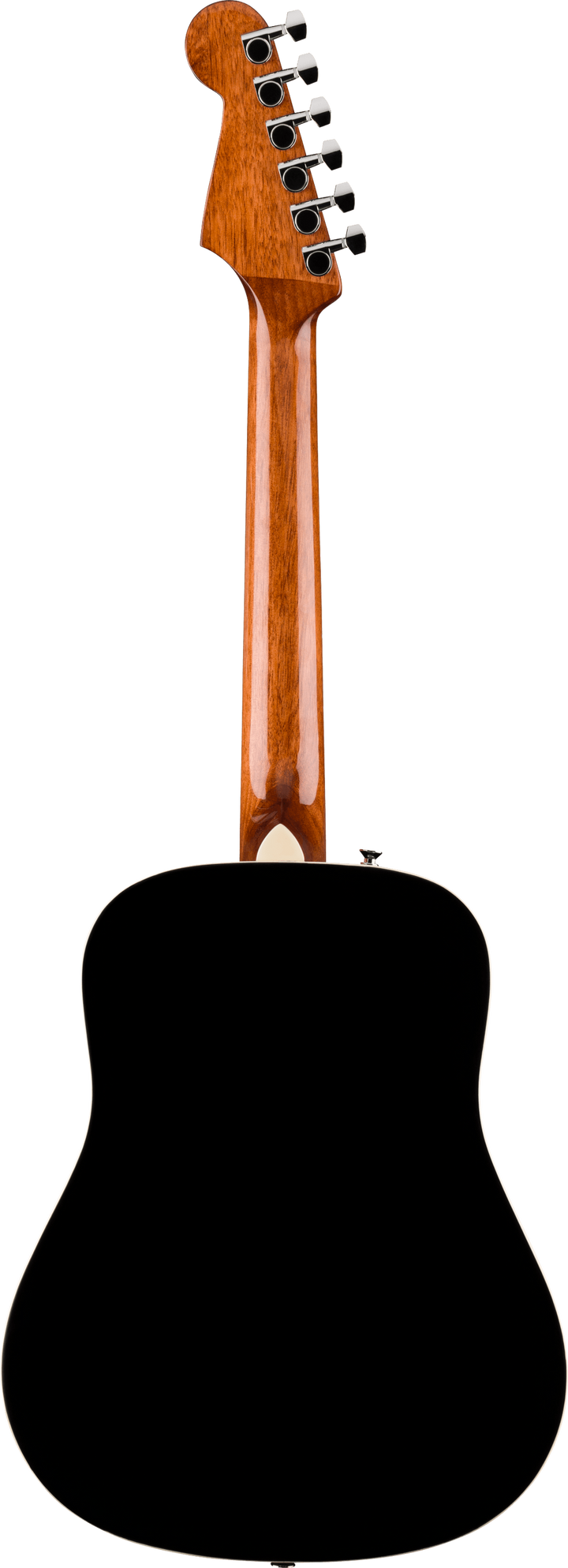 Fender California Standard Redondo Mini Acoustic Guitar - Black — back view