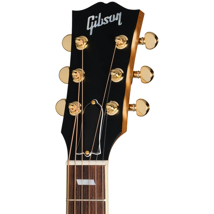 Gibson Parlor Rosewood EC Acoustic Electric Guitar - Rosewood Burst headstock