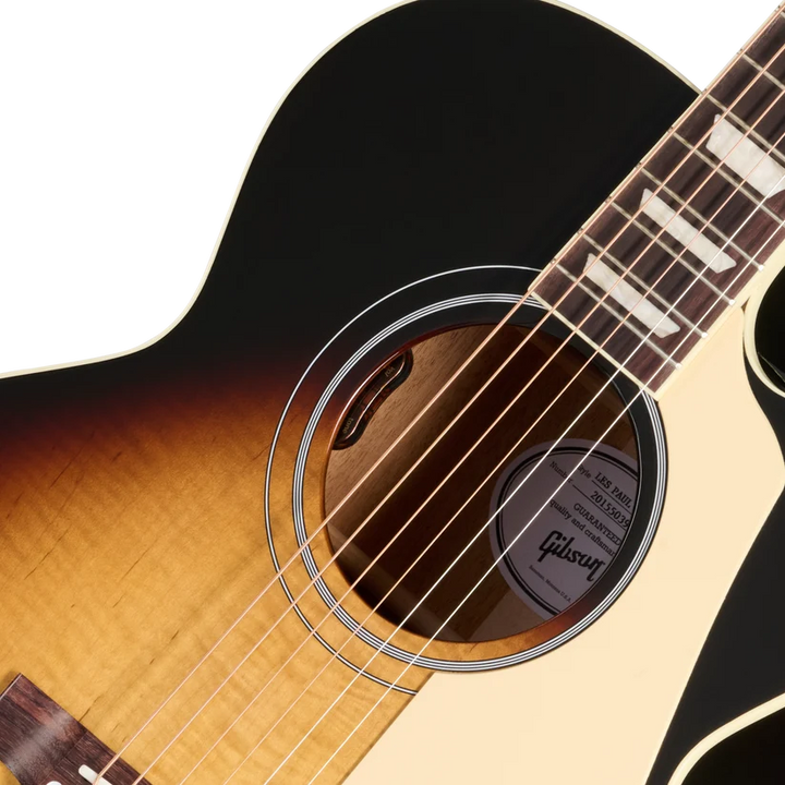 Gibson Les Paul Parlor Acoustic Electric Guitar - Vintage Sunburst — Detail 1