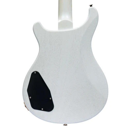 PRS S2 McCarty 594 Thinline Standard Satin Electric Guitar - Pearl White — three-quarter back view