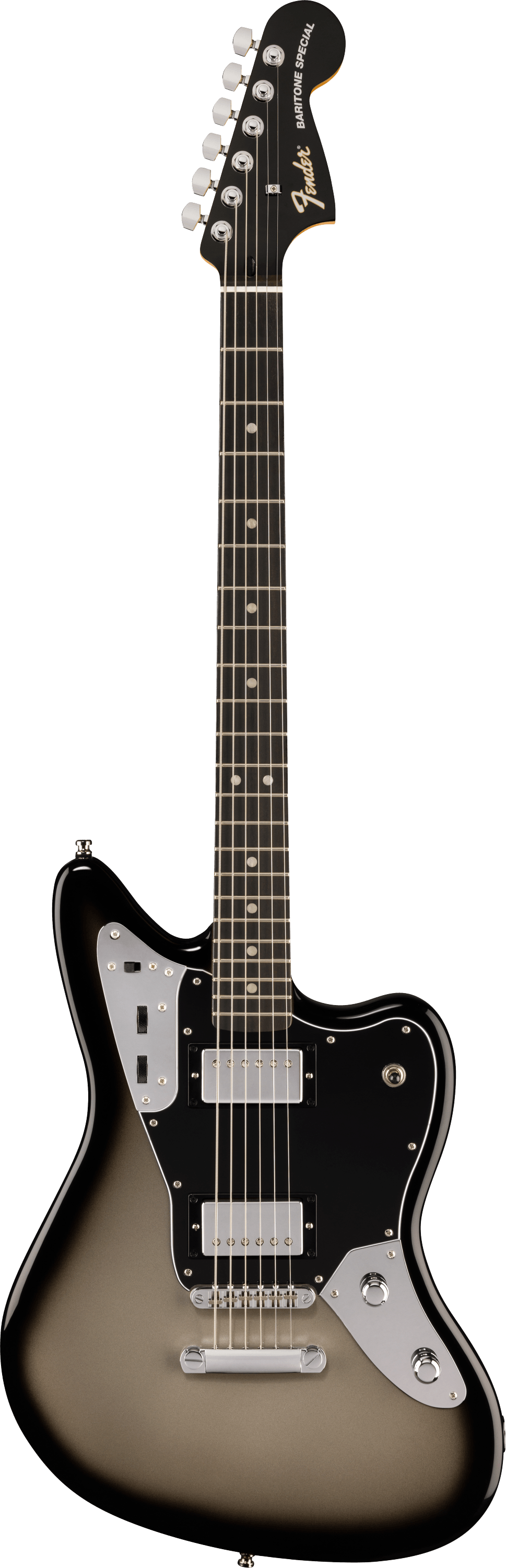 Fender 'Limited Edition' Player Fusion Jaguar Baritone Electric Guitar - Silverburst