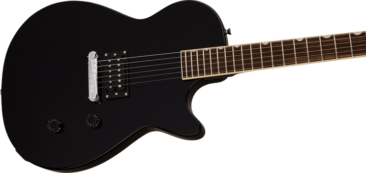 Gretsch Streamliner Jet Club Electric Guitar - Jet Black — Three quarter front 3