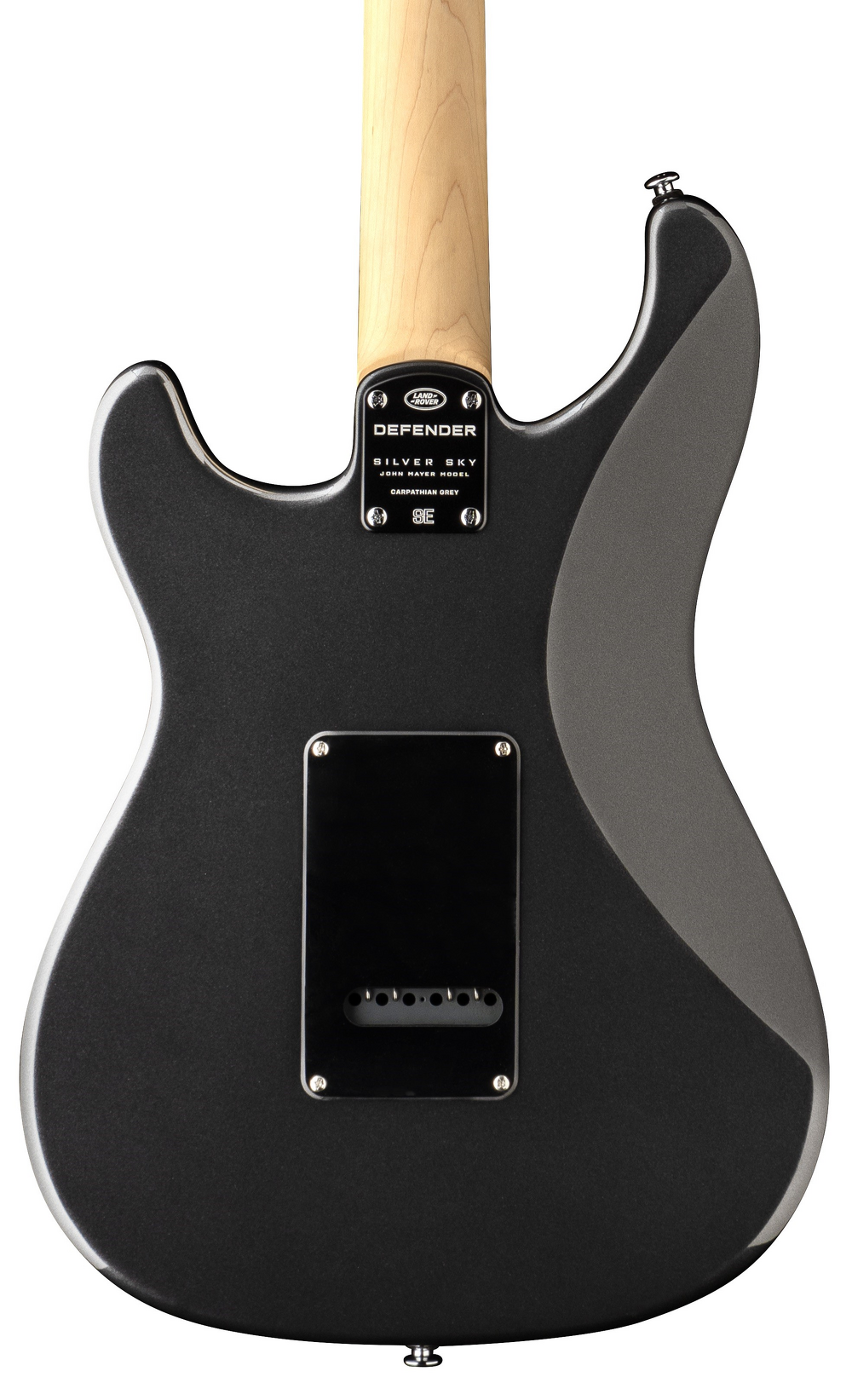 PRS SE Silver Sky Defender 'Limited Edition' Electric Guitar - Carpathian Grey — three-quarter back view