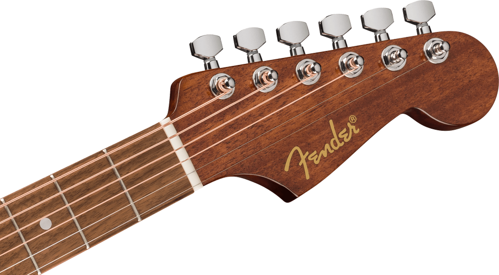 Fender California Standard Redondo Mini Acoustic Guitar - Black headstock