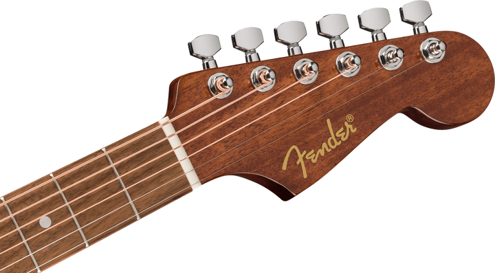 Fender California Standard Redondo Mini Acoustic Guitar - Black headstock