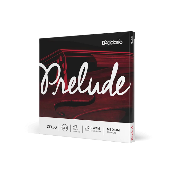 Prelude J1010 4/4 Scale Cello String Set - Medium Tension — front angle