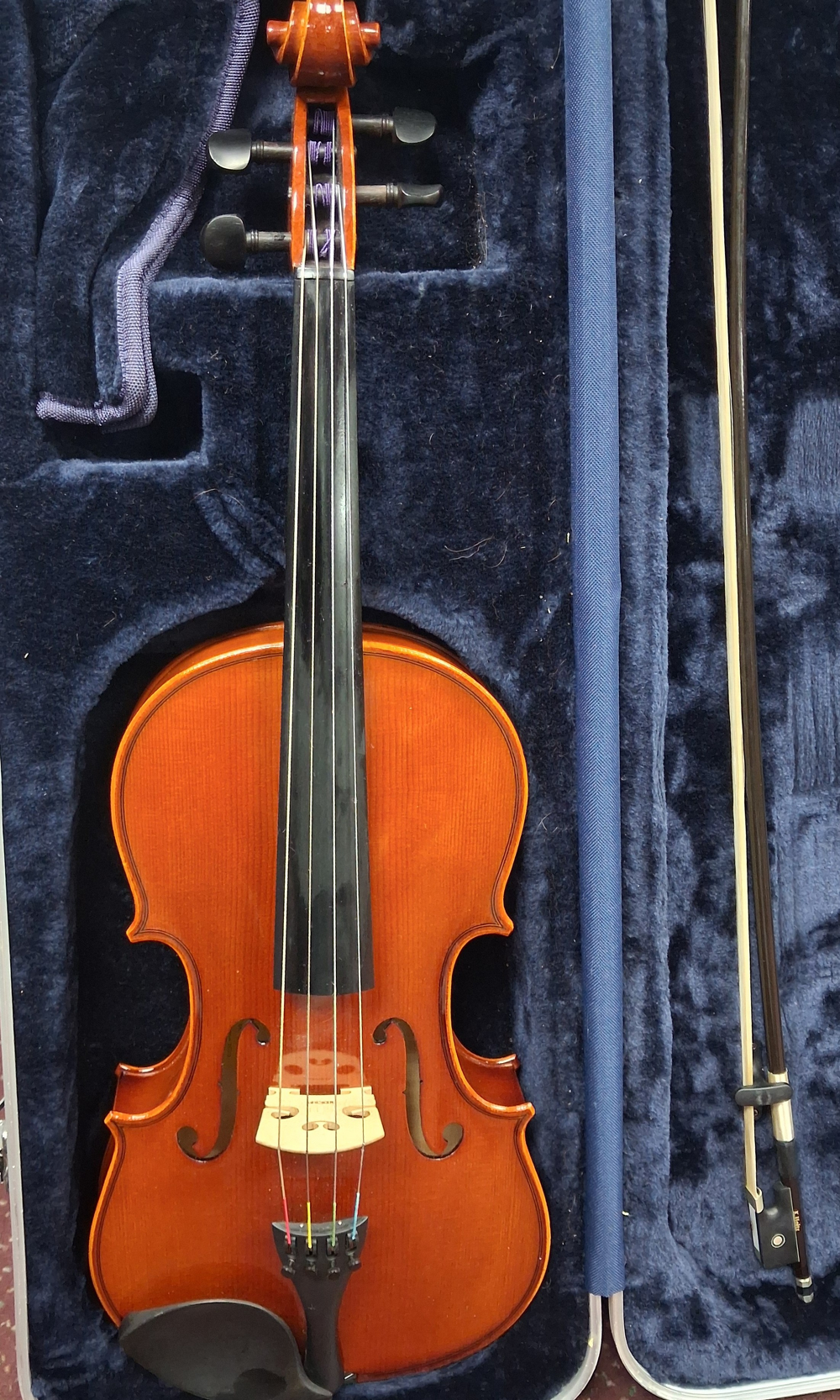 Used Samuel Eastman VA80 16' Viola - With Hardshell Case and Bow — front angle