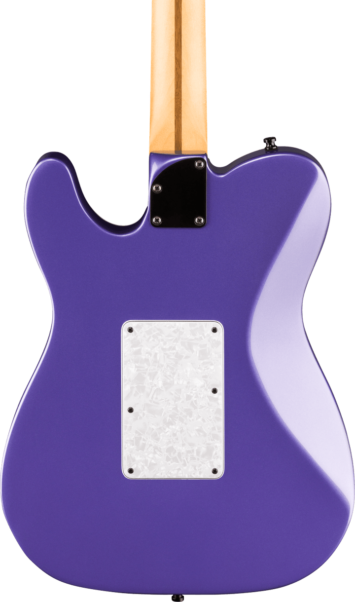 Fender 'Limited Edition' Player Fusion Telecaster HH Electric Guitar - Aura Metallic w/Floyd Rose — three-quarter back view