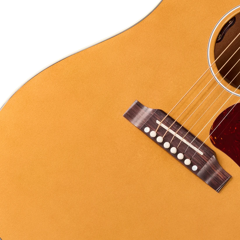 Gibson J-45 Standand Acoustic Electric Guitar - Gold Top — Detail 2