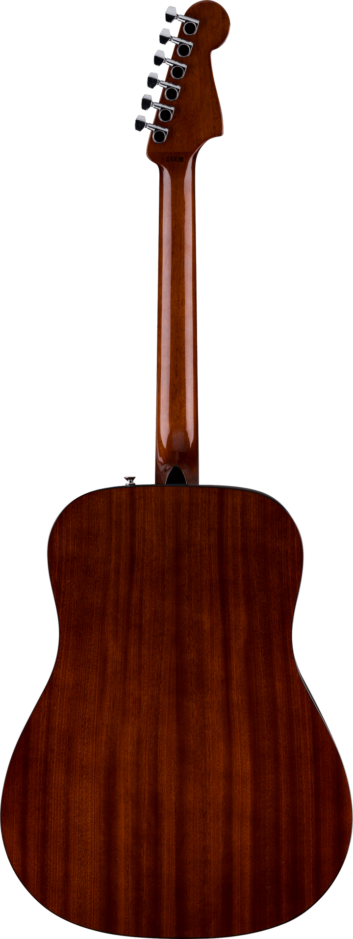 Fender California Standard Redondo Left-handed Acoustic Guitar - Natural — back view