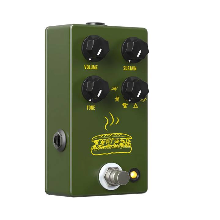 JHS Muffuletta Fuzz Pedal - Army Green 2