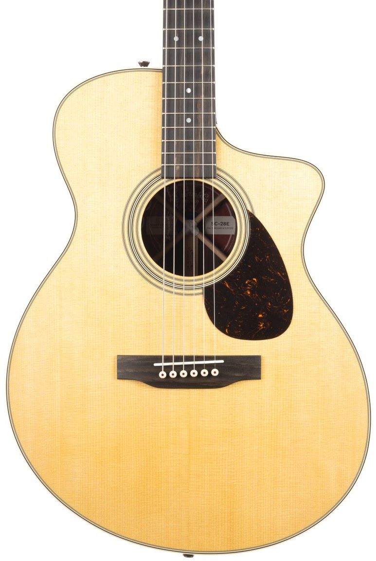 Martin SC-28E Acoustic Electric Guitar - Aged Natural w/Fishman Aura VT Electronics