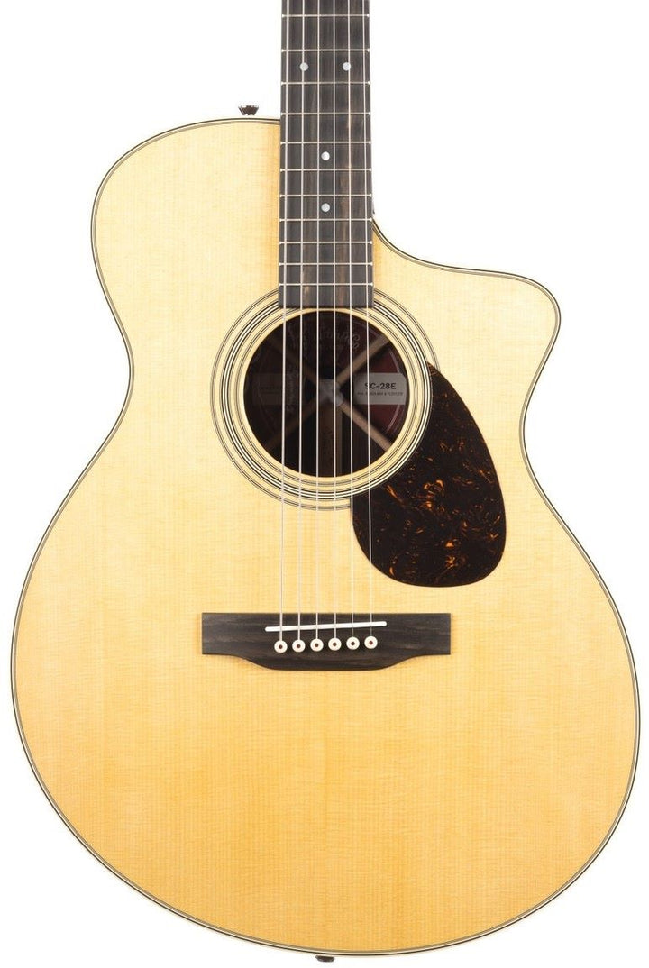 Martin SC-28E Acoustic Electric Guitar - Aged Natural w/Fishman Aura VT Electronics