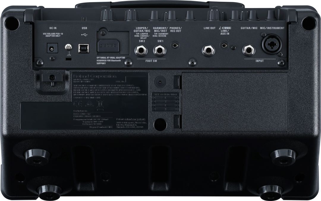 Boss Cube Street II Portable Instrument Amplifier With Guitar and Mic Inputs - Black