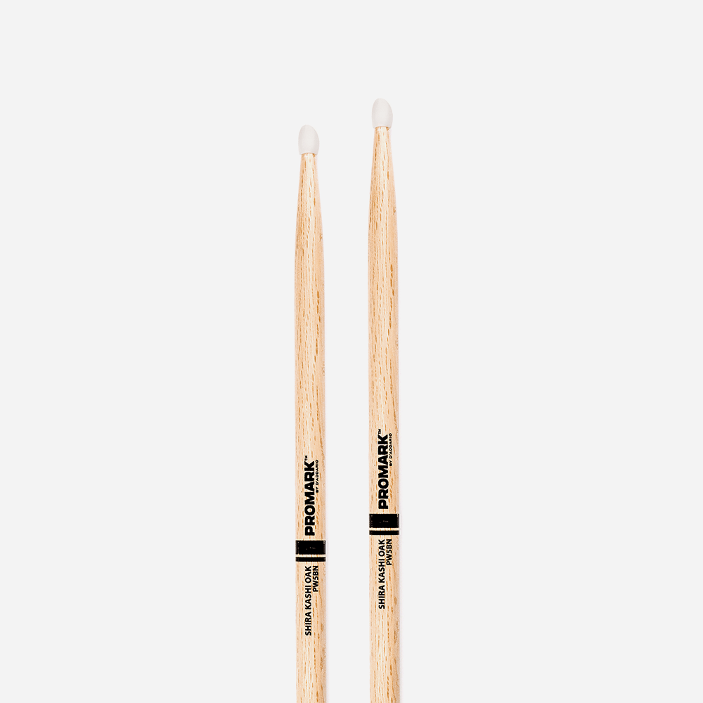 Promark 5BN Oak Nylon Tip Drum Sticks