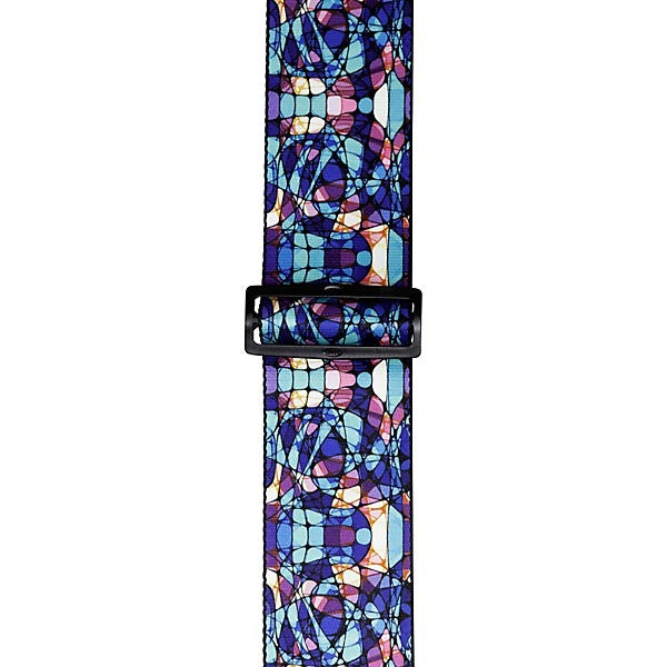 Levys Stained Glass 3" Guitar Strap - Blue Mirage