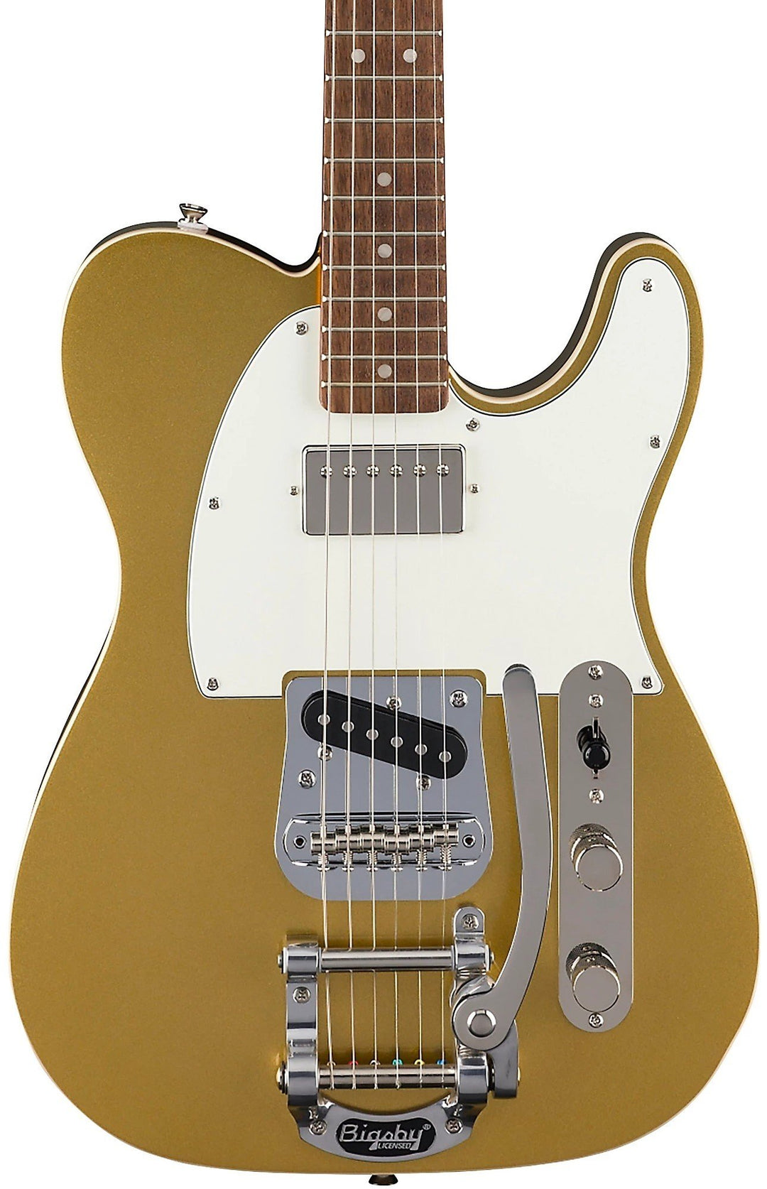 Squier Classic Vibe '60s Custom Telecaster SH Electric Guitar with Bigsby - Aztec Gold