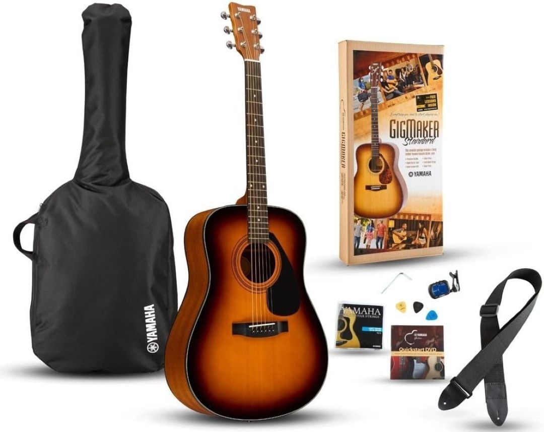 Yamaha Gigmaker 'Standard' Acoustic Guitar Package - Tobacco Sunburst