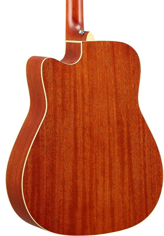 Yamaha FGC-TA TransAcoustic Dreadnought Acoustic-Electric Guitar - Brown Sunburst