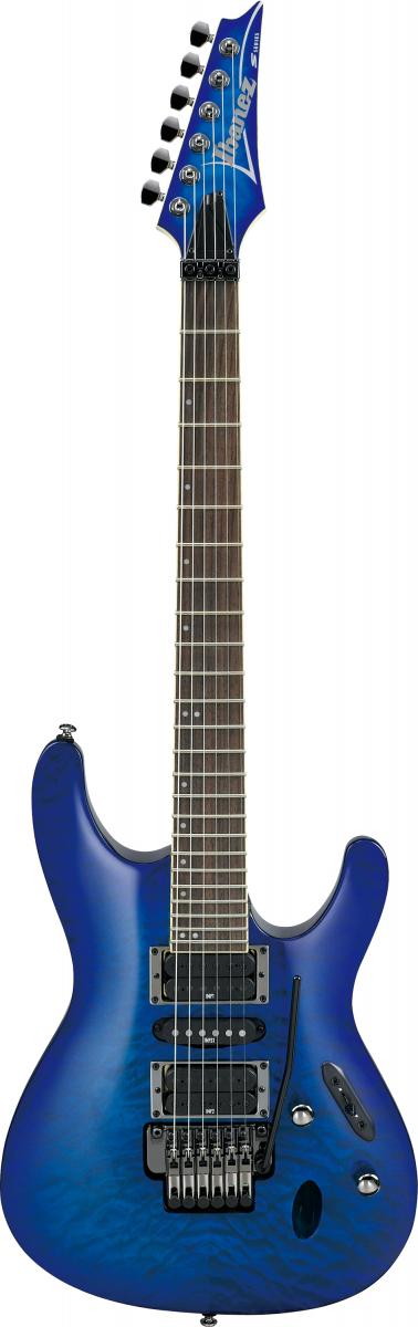 Ibanez S670QMSPB Electric Guitar - Sapphire Blue