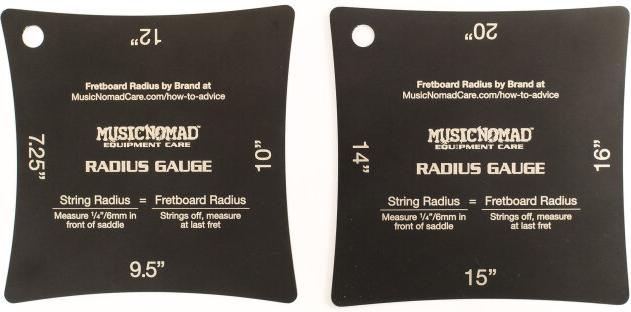 Music Nomad MN603 Precision Radius Gauge Set - 2 Pak
