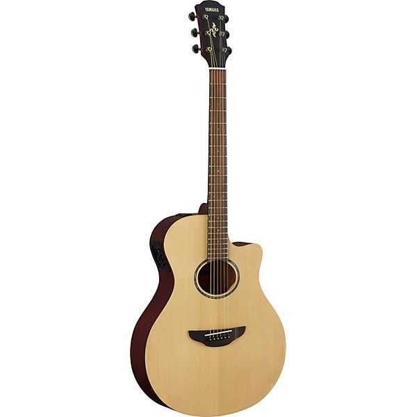 Yamaha APX600MNS Thinline Acoustic Electric Guitar - Natural Satin 4