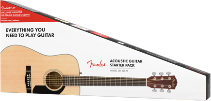Fender CD-60S V2 Acoustic Dreadnought Pack Natural