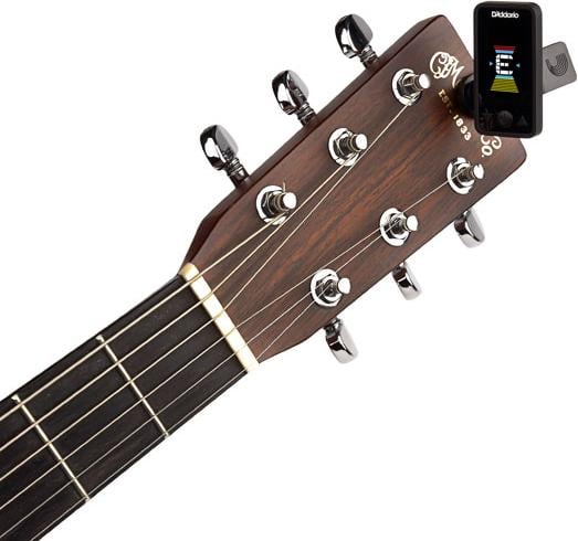 D'Addario Eclipse Clip-On Tuner - Black 2