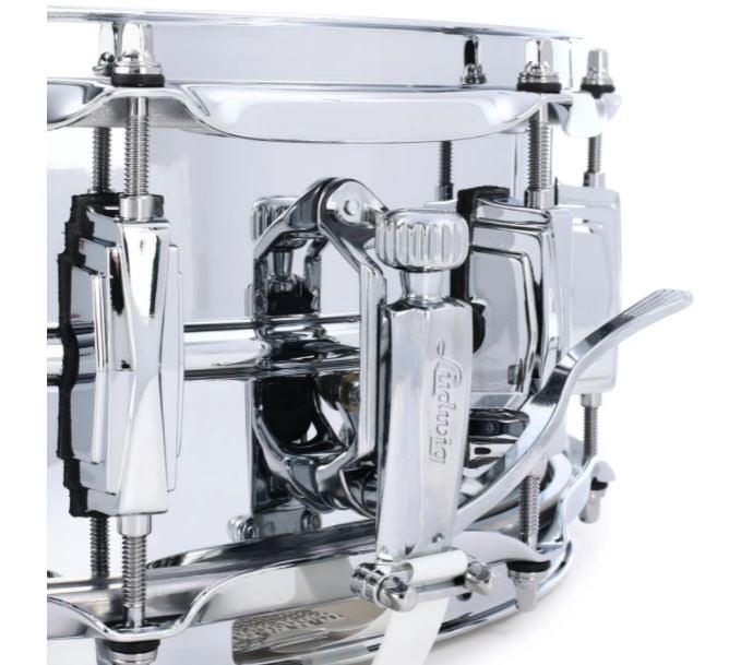 Ludwig LM402 Supraphonic Snare Drum - 6.5\"X14\" Chrome 4